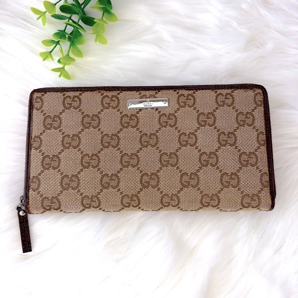 Gucci Monogram Zip Wallet - Picture 2 of 15